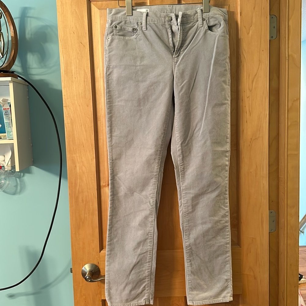 Gap corduroy real straight pants- size 31 gray